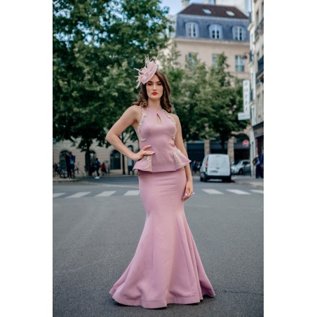 Robe longue rose Promarried
