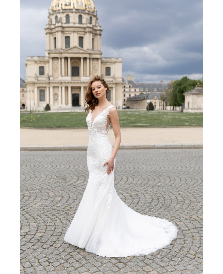 Robe de mariée coupe trompette