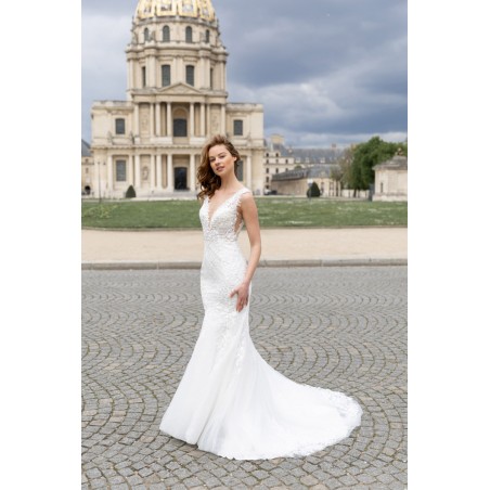 Robe de mariée coupe trompette