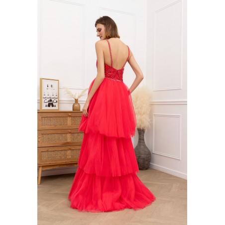 Robe de cocktail MELON RED