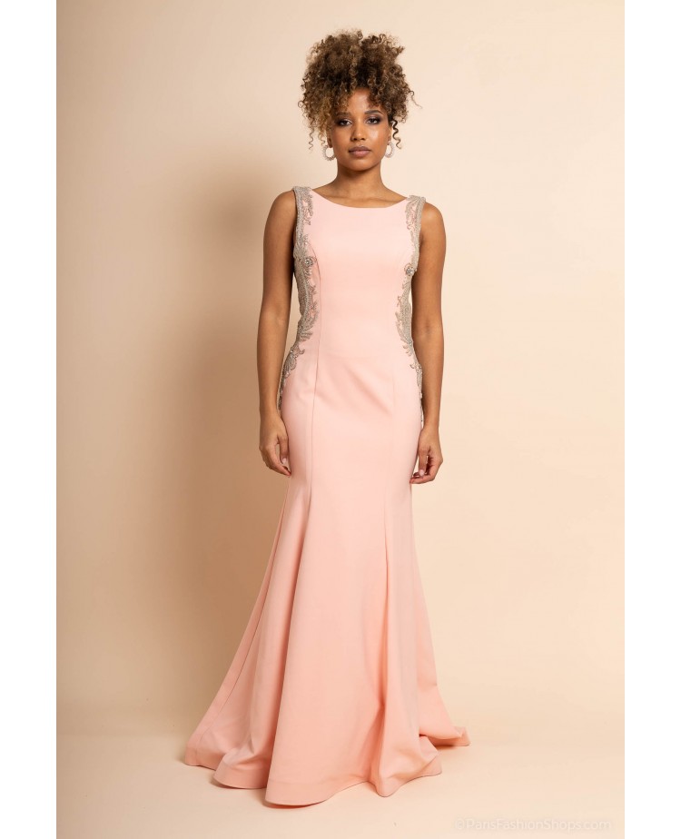 Robe de cocktail Sans Manches ROSE – Élégance et Sophistication