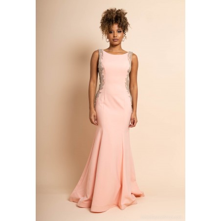 Robe de cocktail Sans Manches ROSE – Élégance et Sophistication