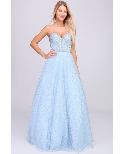 Robe de soirée Ice blue