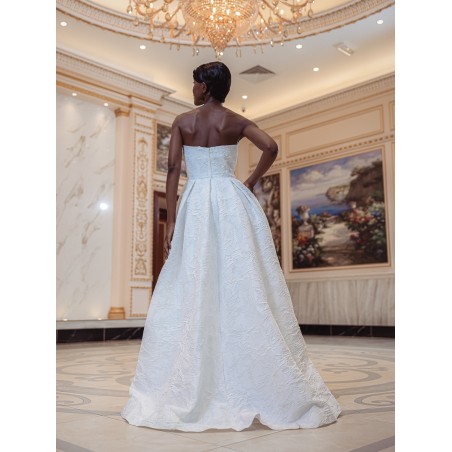 Robe-en-A-bustier-Promarried-6966-IVORY