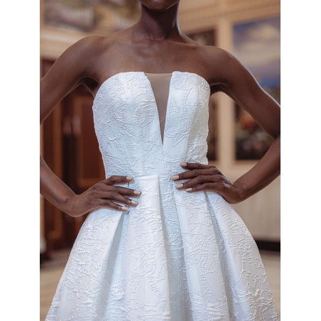 Robe-en-A-bustier-Promarried-6966-IVORY