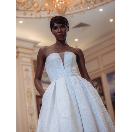 Robe-en-A-bustier-Promarried-6966-IVORY