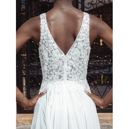 Robe-empire-fluide-Promarried-16630A-ivoire