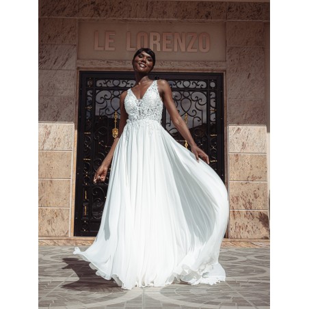 Robe-empire-fluide-Promarried-16630A-ivoire
