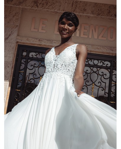 Robe-empire-fluide-Promarried-16630A-ivoire