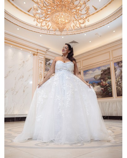Robe de mariée princesse bustier ivoire Promarried YYW1061 ivoire