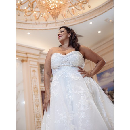 Robe de mariée princesse bustier ivoire Promarried YYW1061 ivoire