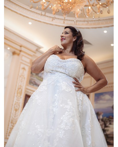 Robe de mariée princesse bustier ivoire Promarried YYW1061 ivoire