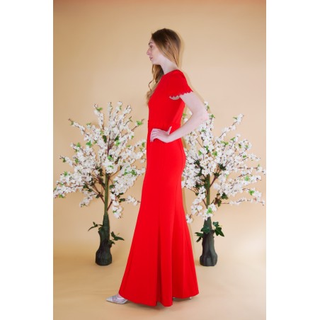 Robe rouge fourreau Promarried