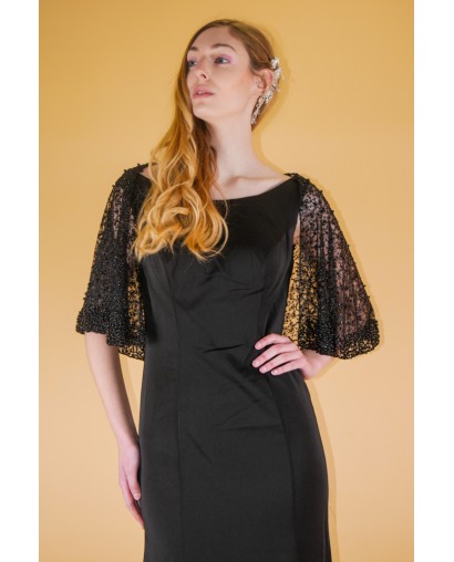 Robe de soirée Noire droite promarried