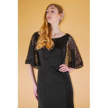Robe de soirée Noire droite promarried