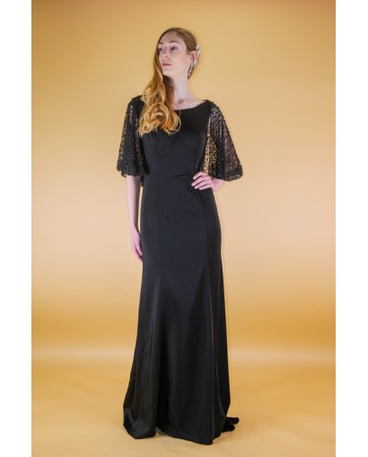 Robe de soirée Noire droite promarried