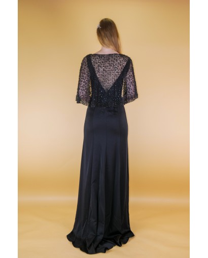 Robe de soirée Noire droite promarried