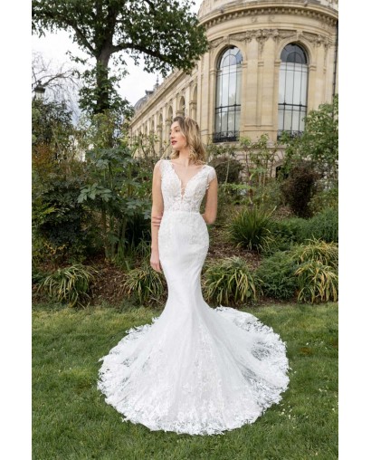 Robe de mariée coupe trompette