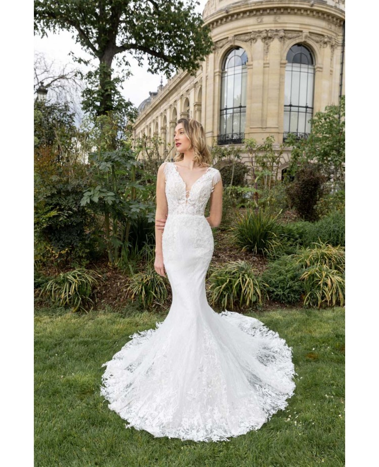 Robe de mariée coupe trompette