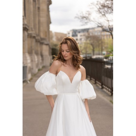 Robe de mariée en satin