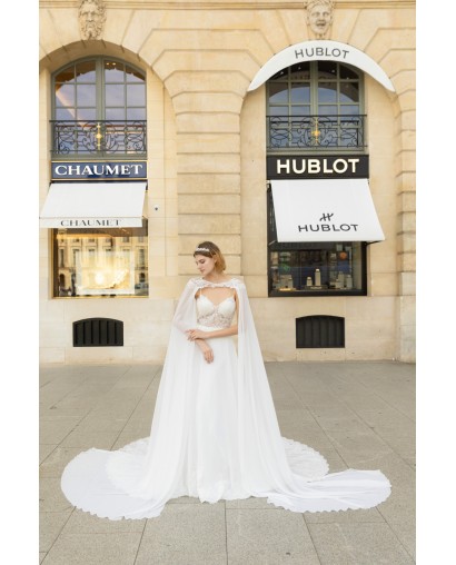 Robe de mariée avec cape Promarried