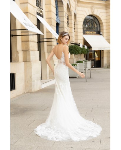 Robe sirène dos échancré Promarried
