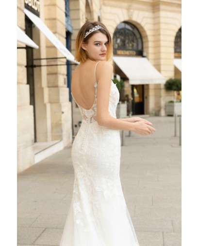 Robe sirène dos échancré Promarried