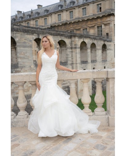 Robe sirène en tulle