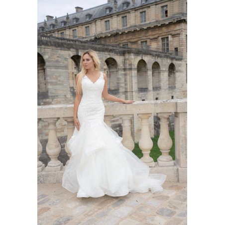 Robe sirène en tulle