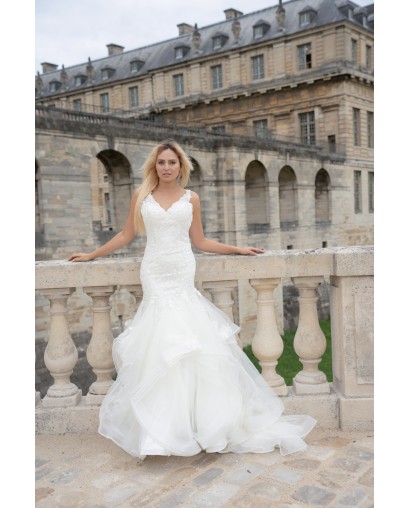 Robe sirène en tulle