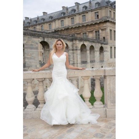 Robe sirène en tulle