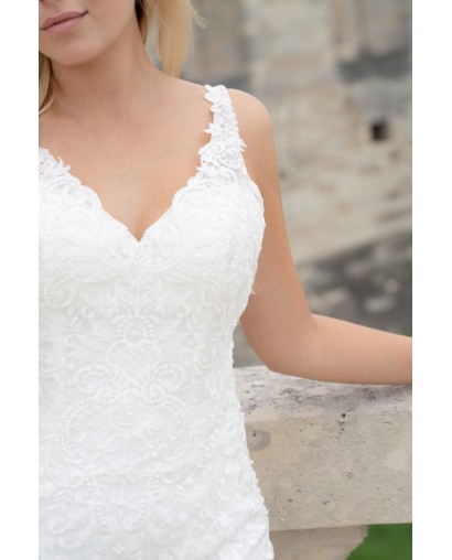Robe sirène en tulle