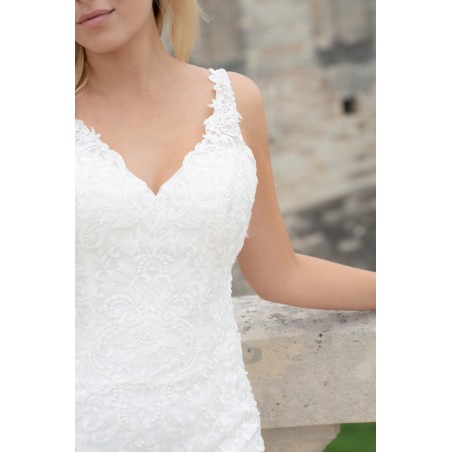 Robe sirène en tulle
