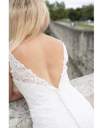 Robe sirène en tulle