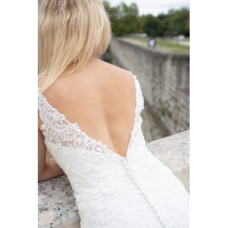Robe sirène en tulle