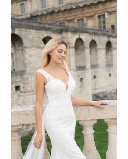 Robe de mariée sirène avec traine Promarried