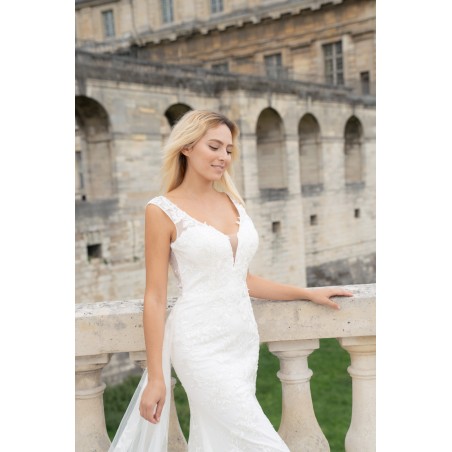 Robe de mariée sirène avec traine Promarried