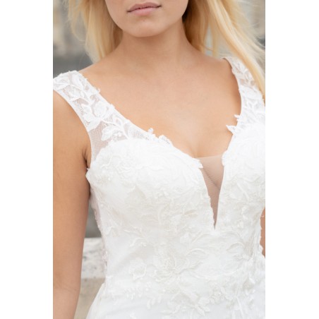 Robe de mariée sirène avec traine Promarried
