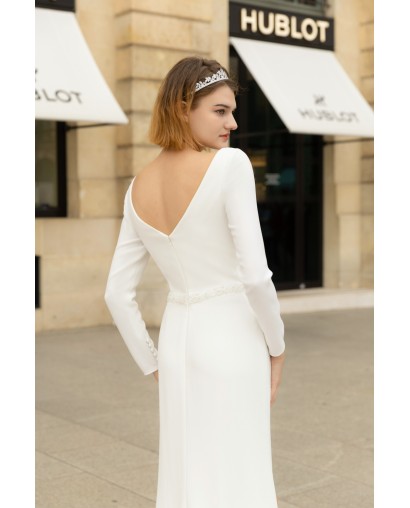 Robe de mariée minimaliste et sophistiquée Promarried