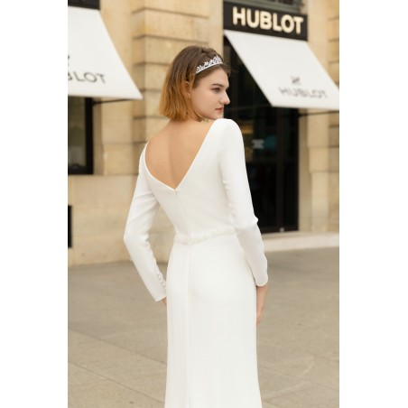 Robe de mariée minimaliste et sophistiquée Promarried