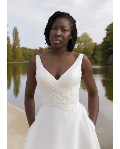 Robe de mariée organisa coupe en A